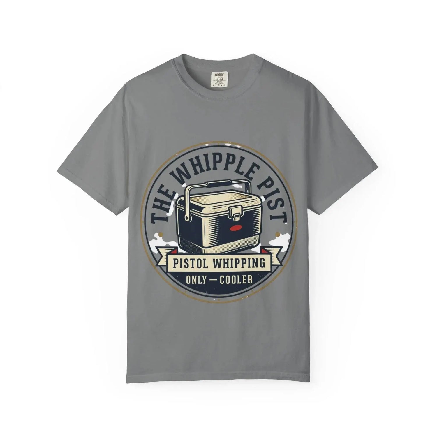 The Whipple Pistol Cooler graphic tee | Pistol Whipping design