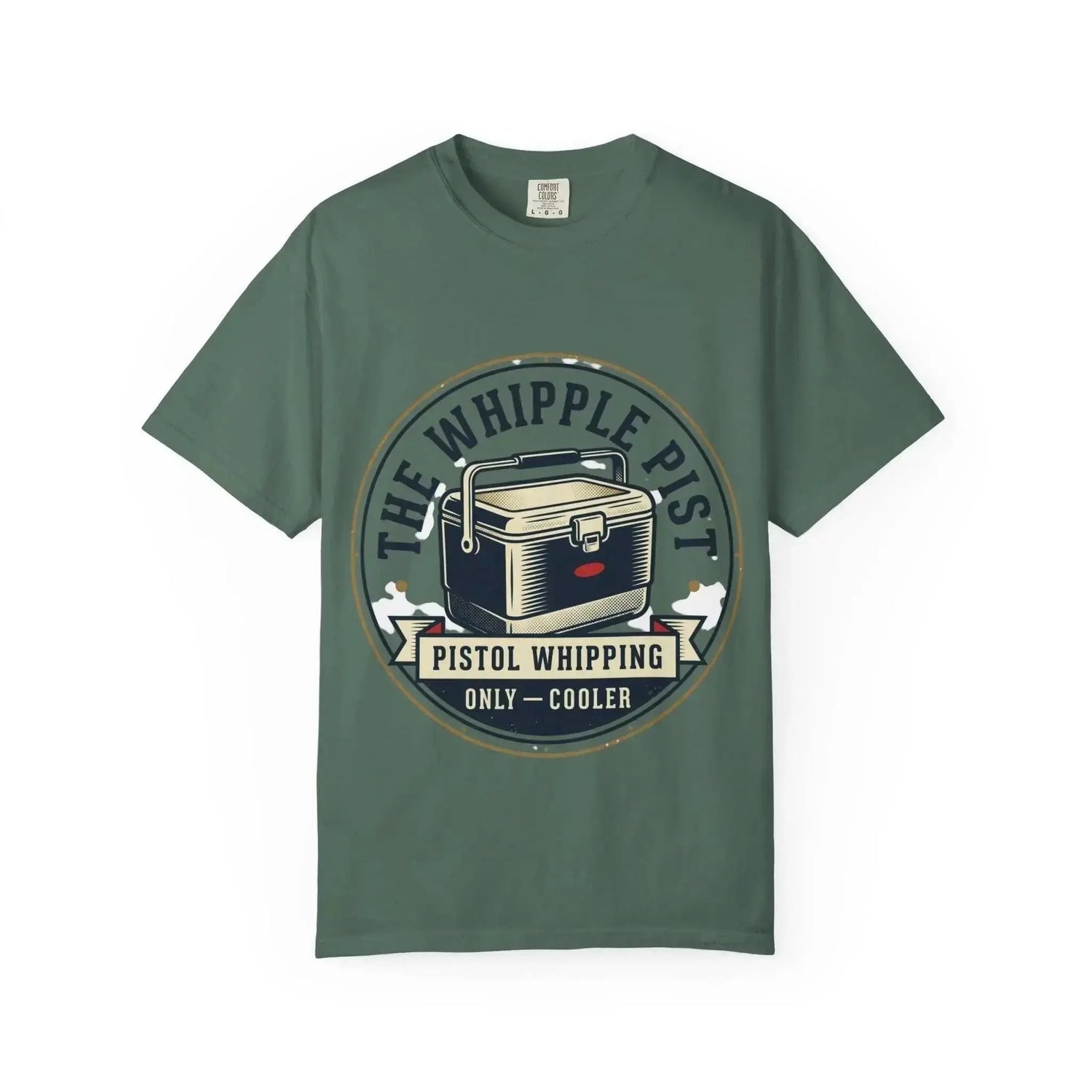 The Whipple Pistol Cooler graphic tee | Pistol Whipping design