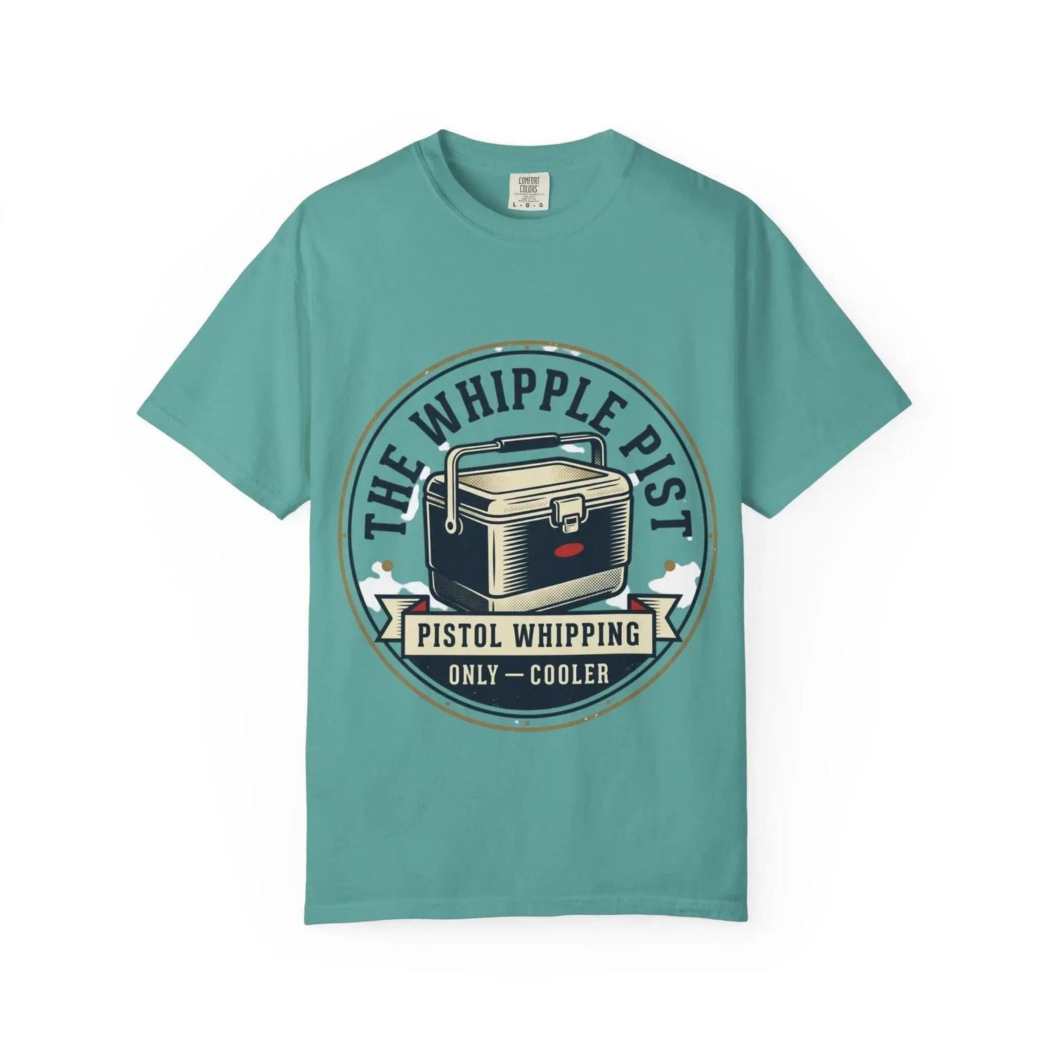 The Whipple Pistol Cooler graphic tee | Pistol Whipping design