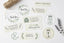 Custom stickers in various sizes for thank you cards, address labels, and business use