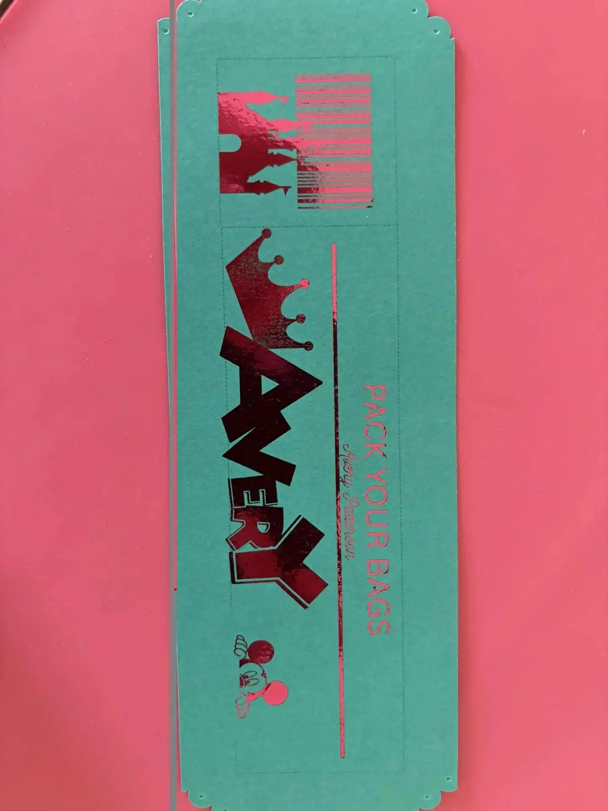 Foiled Cards and Tickets: Elegant Sentiments, Memorable Experiences