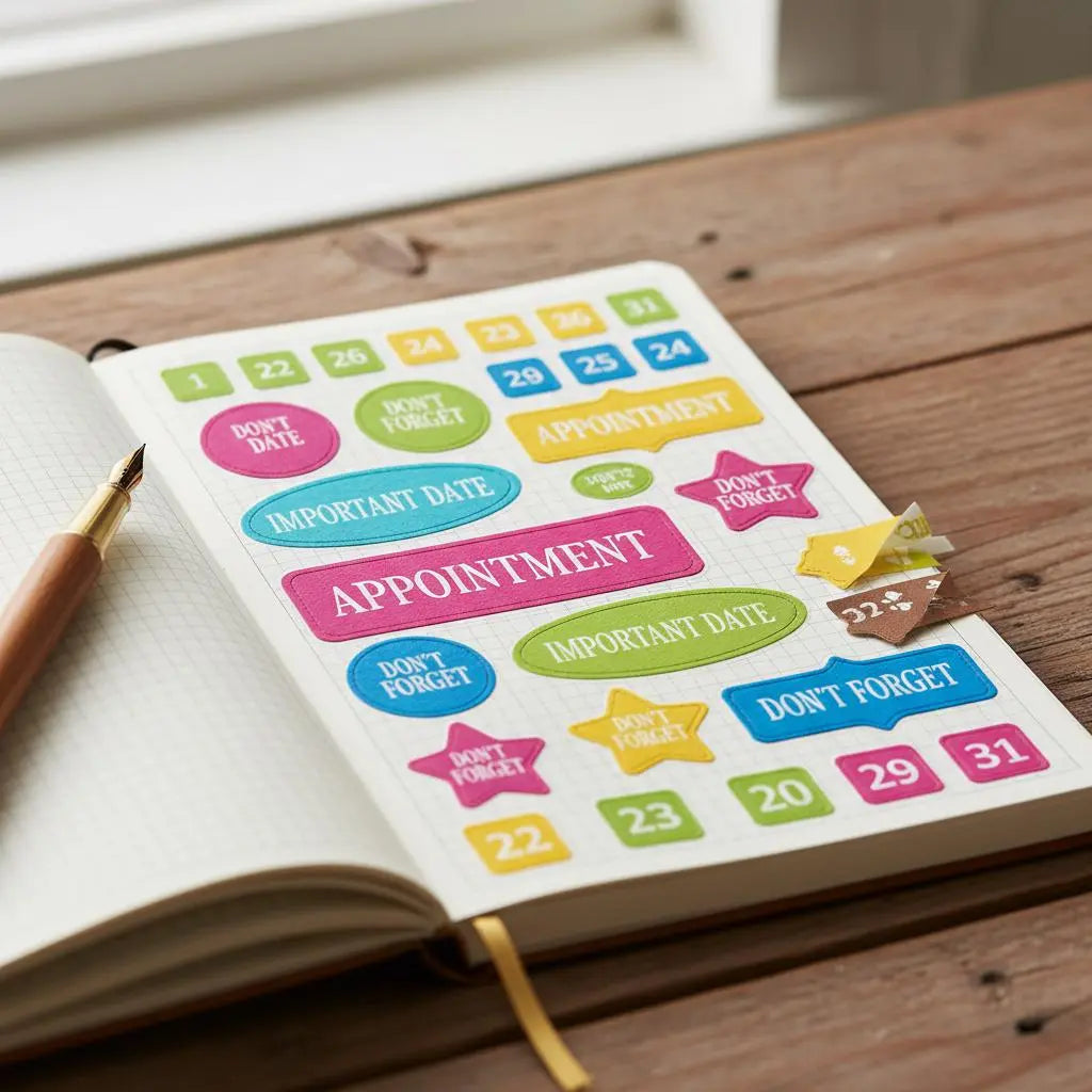 Functional Stickers – Journal & Filing Labels