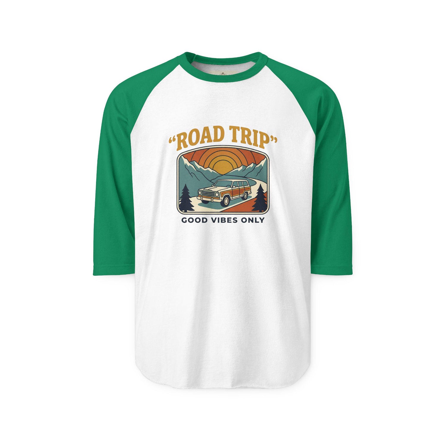 Retro Half Sleeve Shirt Raglan Shirt | Vintage 3/4 Sleeve Baseball Tee
