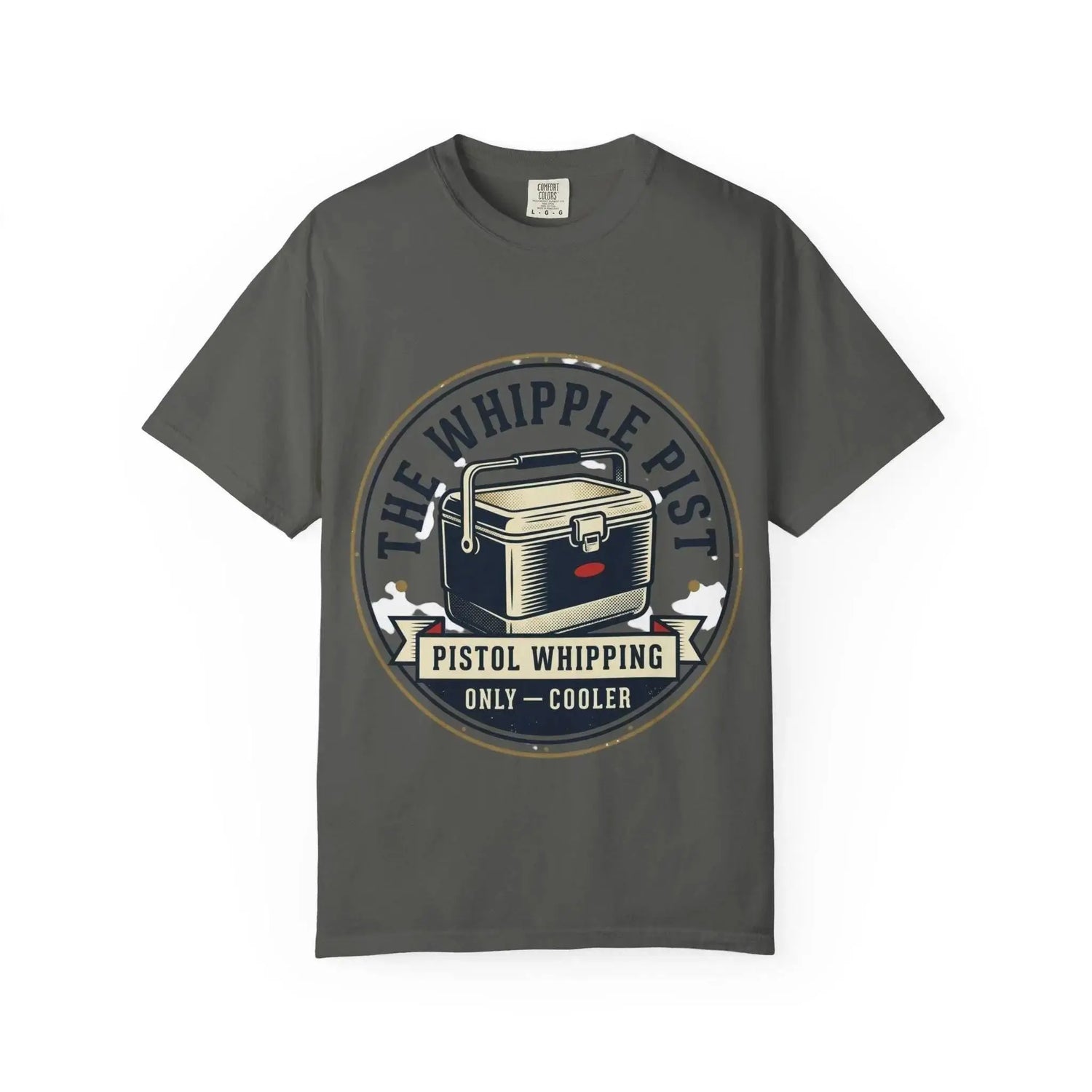 The Whipple Pistol Cooler graphic tee | Pistol Whipping design