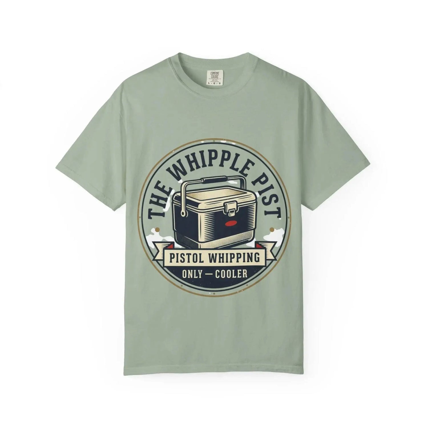 The Whipple Pistol Cooler graphic tee | Pistol Whipping design