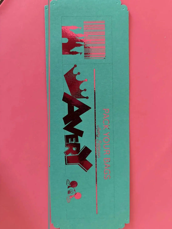 Custom Surprise Ticket Foiled & Personalized Underwood Creations
