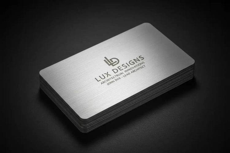 Custom Aluminum Business Cards