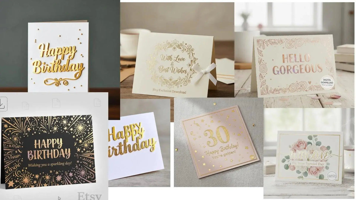 Custom Foiled Cards for any occasion