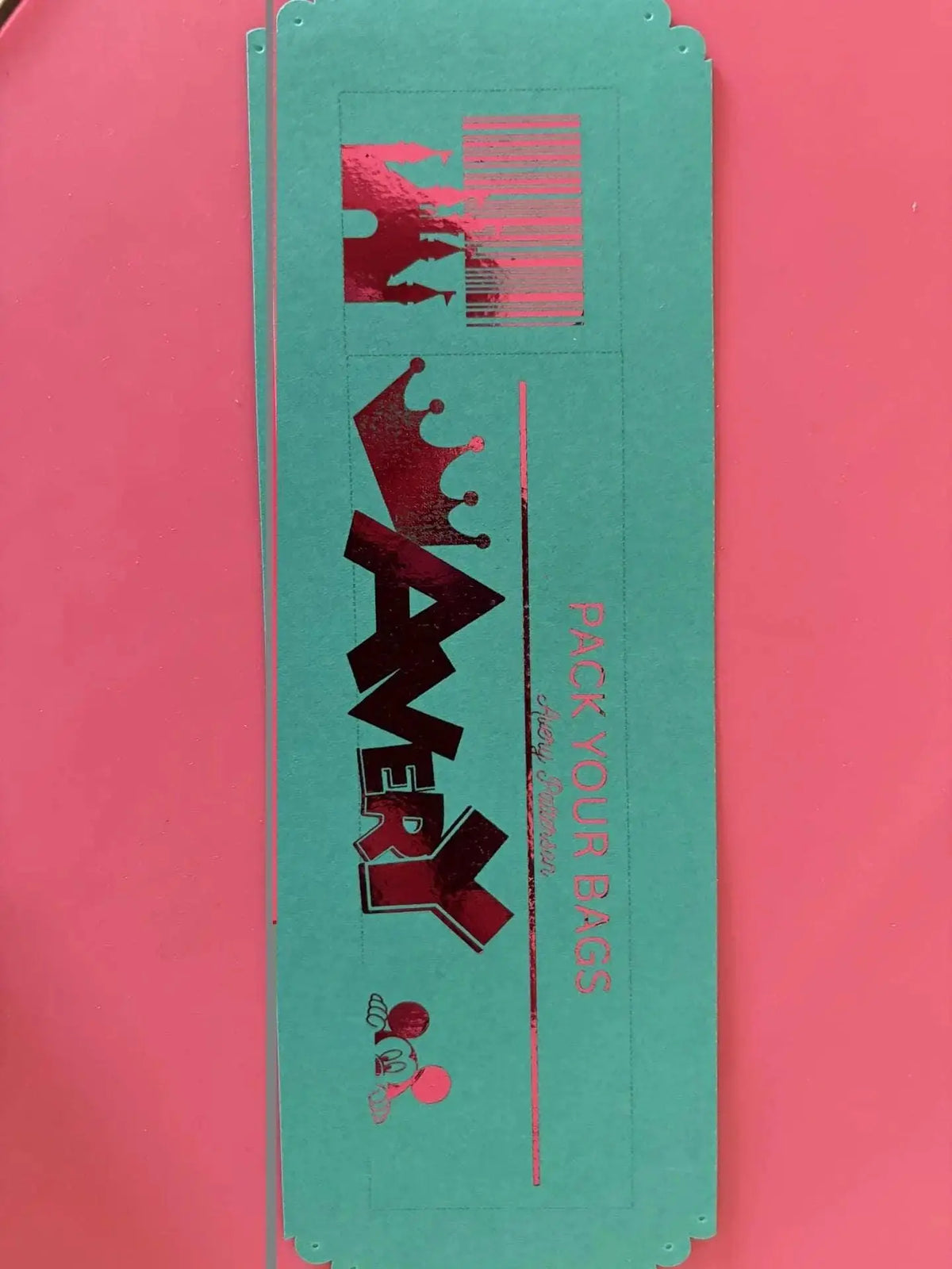 Foiled Cards and Tickets: Elegant Sentiments, Memorable Experiences
