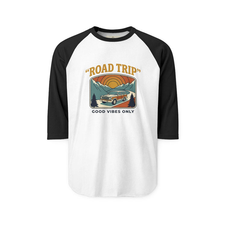 Retro Half Sleeve Shirt Raglan Shirt | Vintage 3/4 Sleeve Baseball Tee