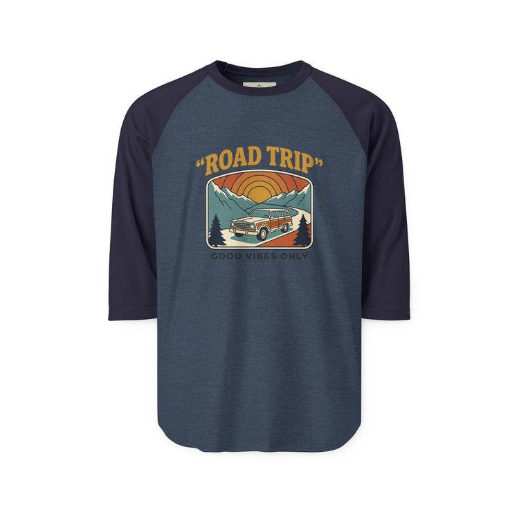 Retro Half Sleeve Shirt Raglan Shirt | Vintage 3/4 Sleeve Baseball Tee