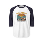 Retro Half Sleeve Shirt Raglan Shirt | Vintage 3/4 Sleeve Baseball Tee