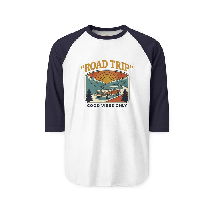 Retro Half Sleeve Shirt Raglan Shirt | Vintage 3/4 Sleeve Baseball Tee