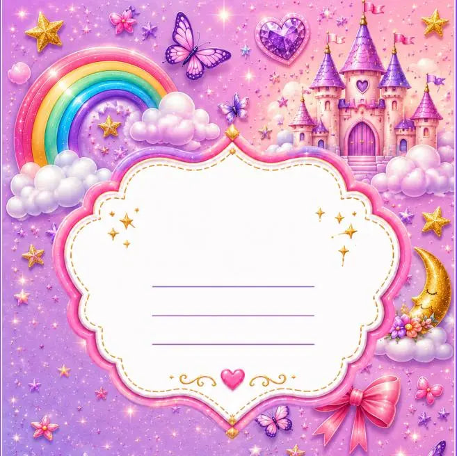 Customizable Unicorn School Supply, or Anything Label