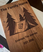 Custom Engraved Wood Cutting Board, Family Keepsake, Wedding Gift, Business Logo