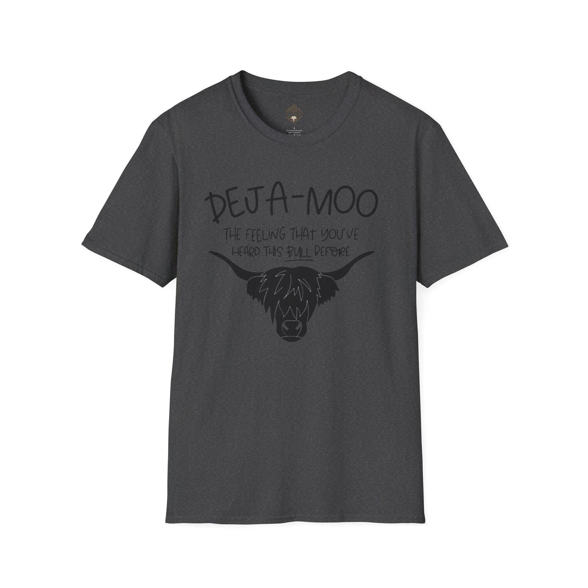 Deja-Moo Highland Cow T-Shirt | Funny Cow Pun Tee