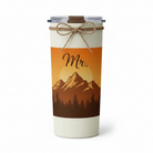 Matching Mr. and Mrs. Tumblers – Mountain Print v2