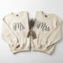 Matching Mr. and Mrs. Embroidered Sweatshirts – Couples Wedding Gift Set