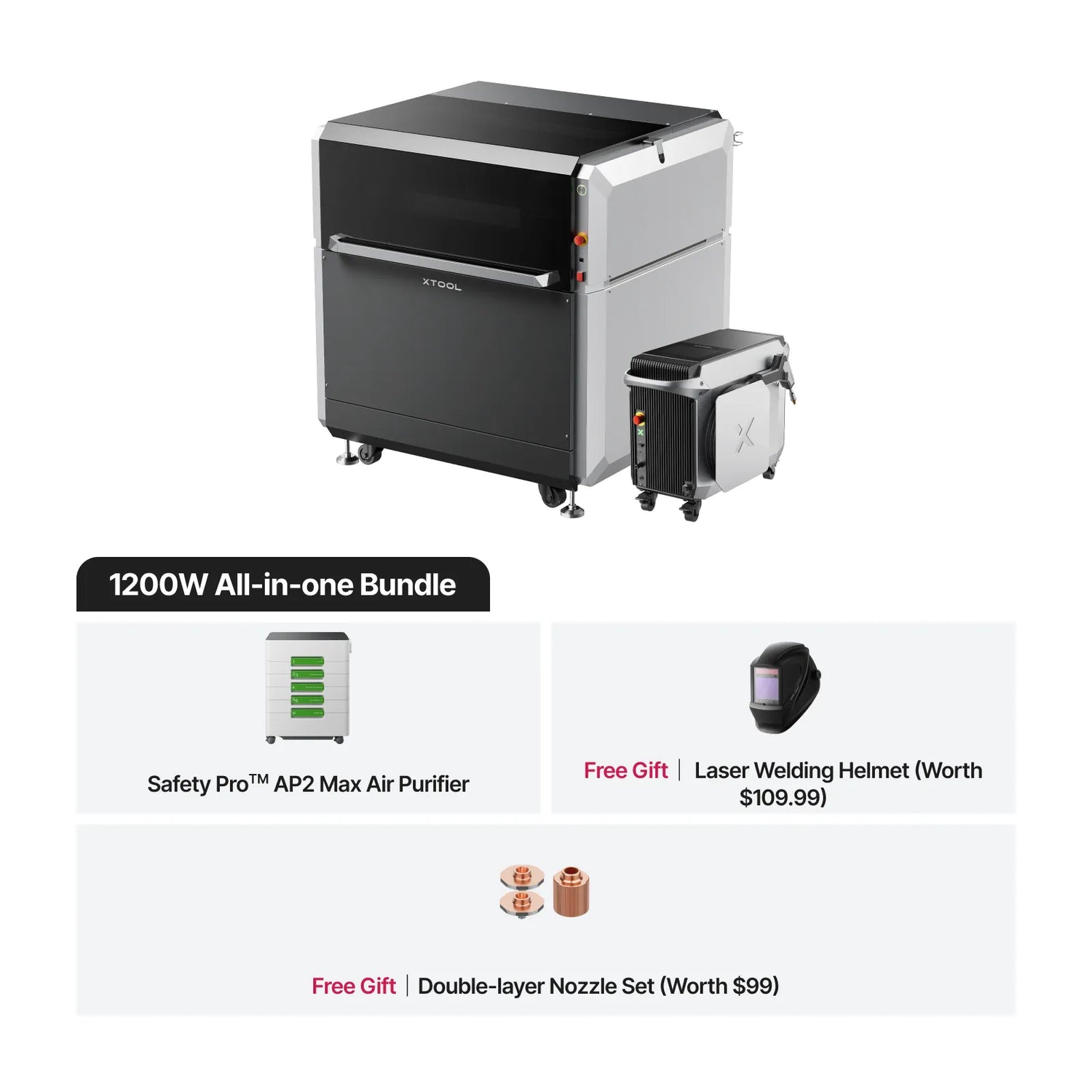 xTool MetalFab Laser Welder/ CNC Cutter xTool