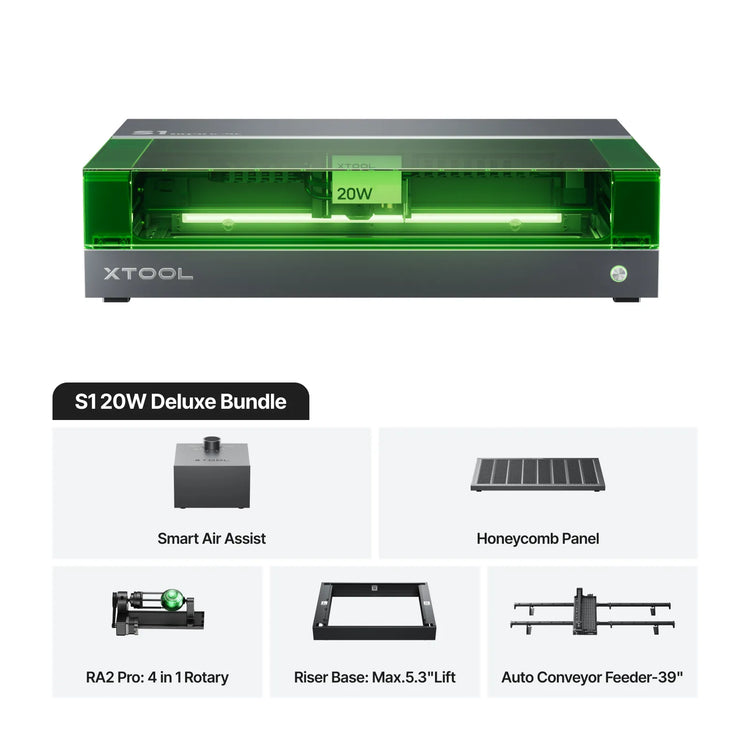 xTool S1 Enclosed Diode Laser Cutter xTool
