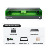 xTool S1 + 1064nm IR Laser Kit: Enclosed Diode Laser Engraver & Cutter xTool