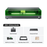 xTool S1 + 1064nm IR Laser Kit: Enclosed Diode Laser Engraver & Cutter xTool