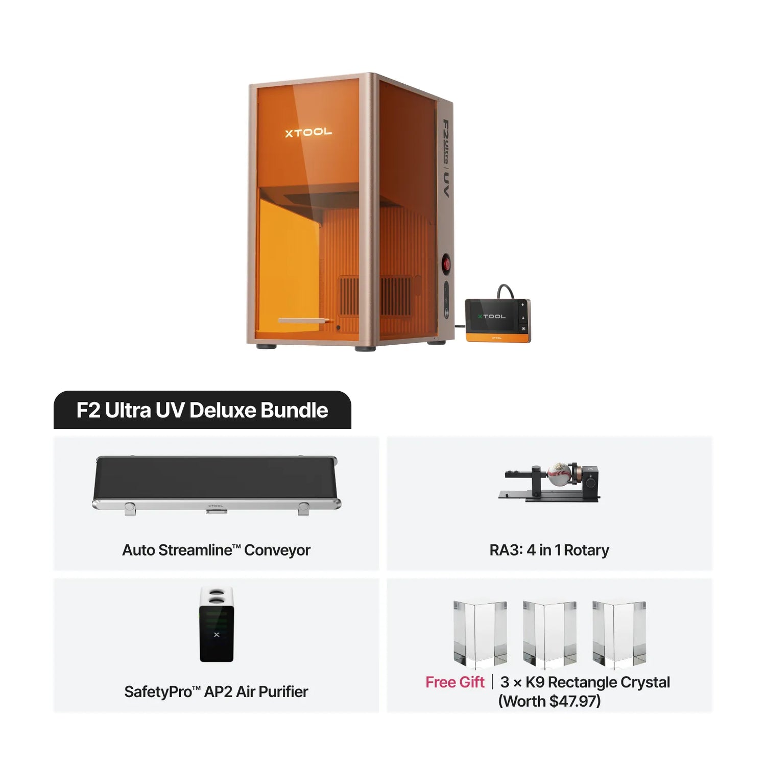 xTool F2 Ultra UV 5W UV Laser Engraver xTool