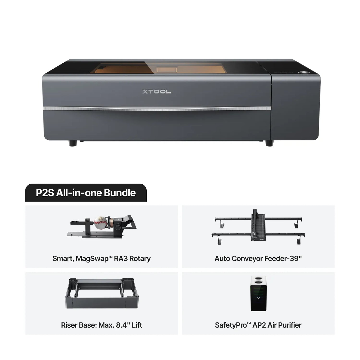 xTool P2S 55W Desktop CO2 Laser Cutter xTool