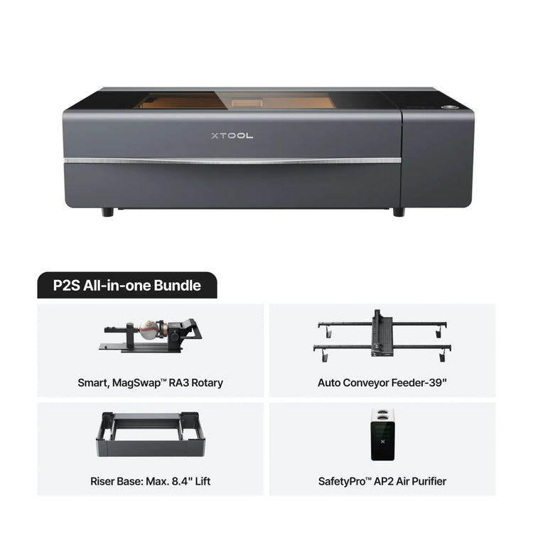 xTool P2S 55W Desktop CO2 Laser Cutter xTool