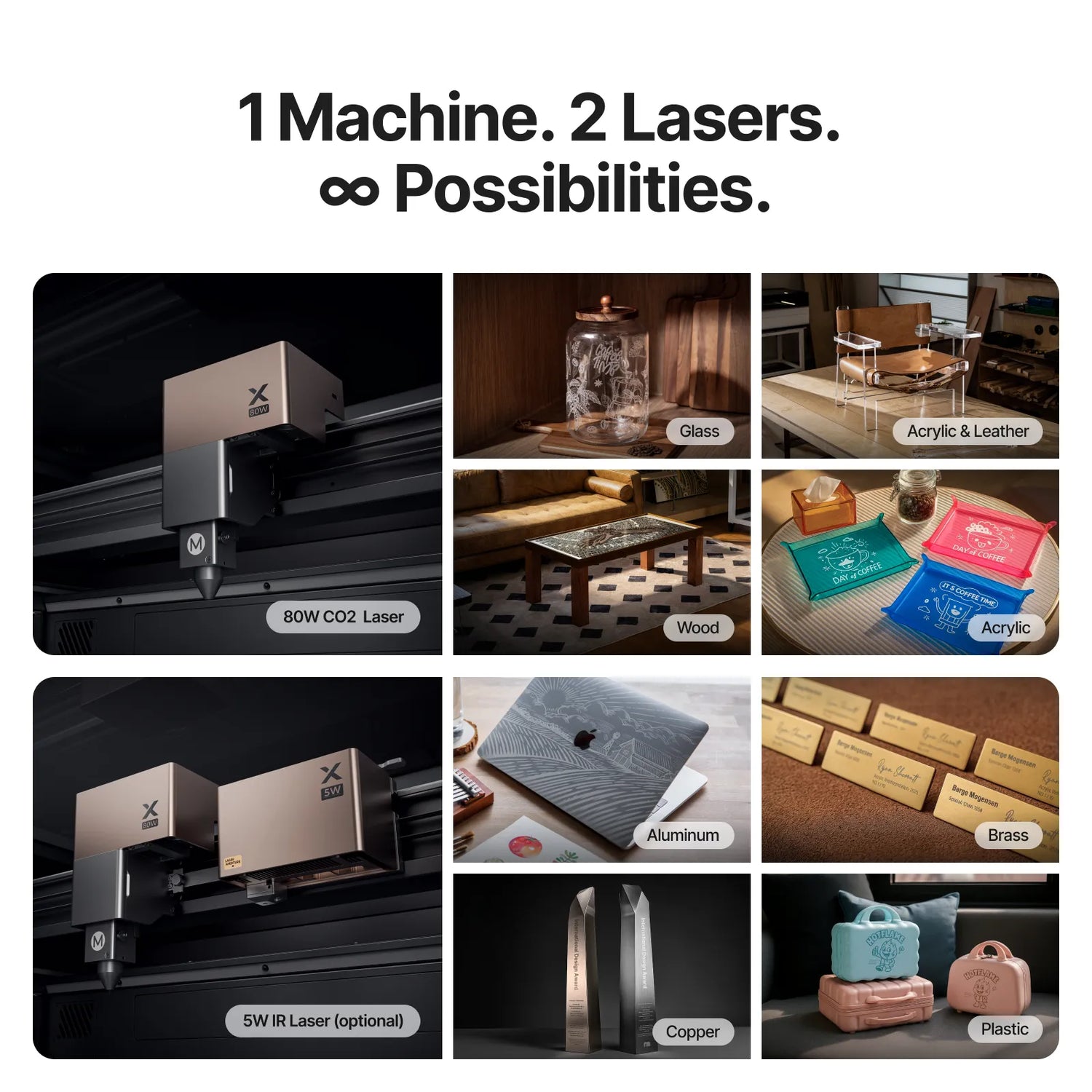 xTool P3 80W Flagship CO2 Laser Cutter with Intelligent Automation xTool