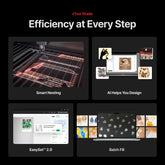xTool P3 80W Flagship CO2 Laser Cutter with Intelligent Automation xTool