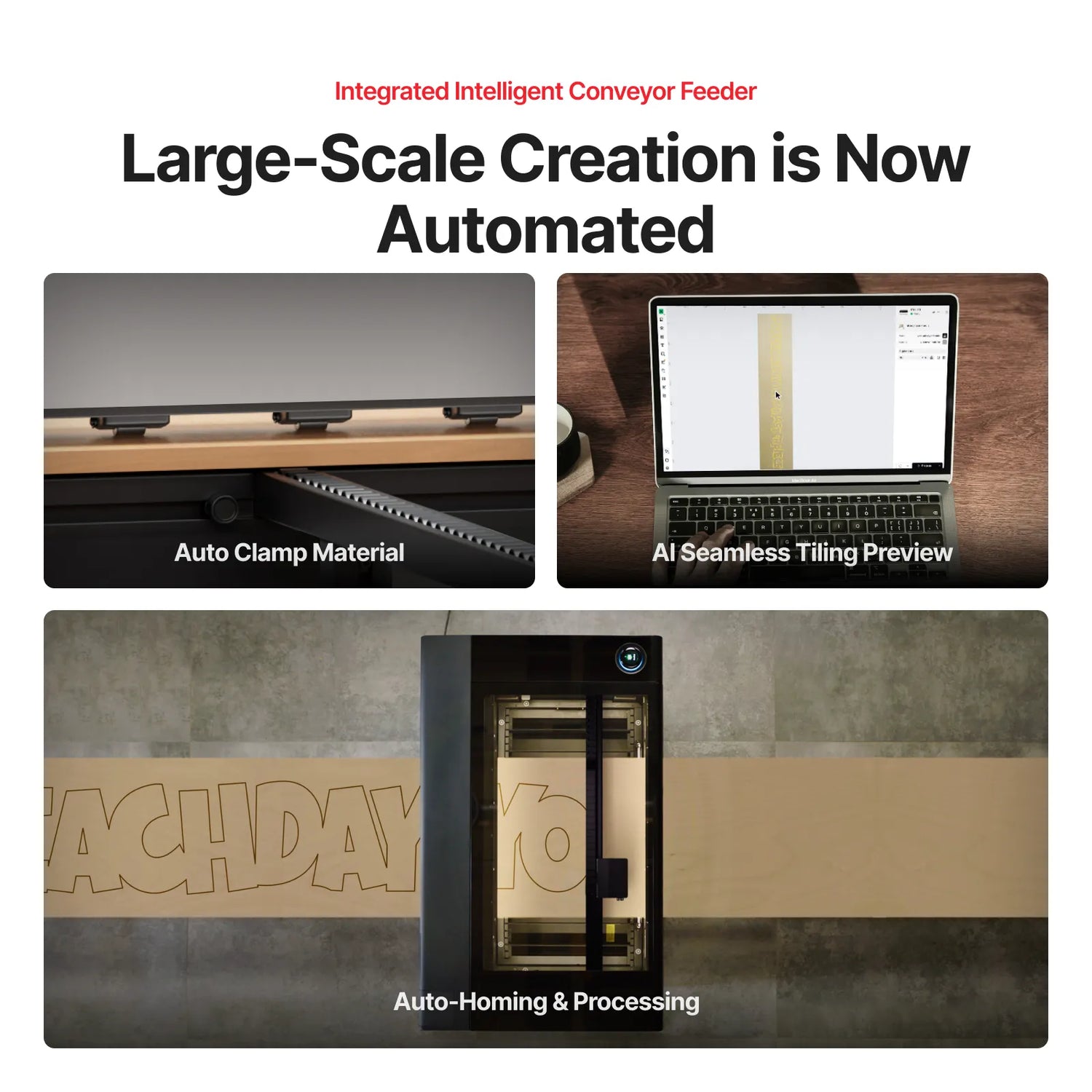 xTool P3 80W Flagship CO2 Laser Cutter with Intelligent Automation xTool