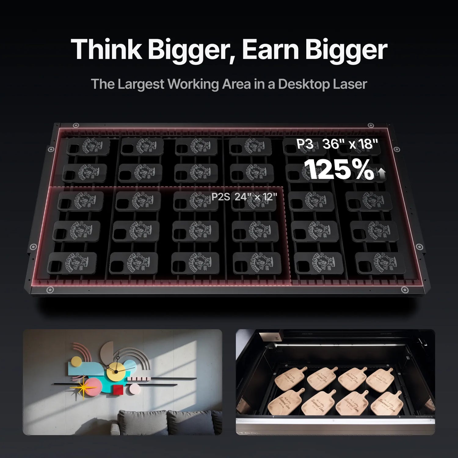 xTool P3 80W Flagship CO2 Laser Cutter with Intelligent Automation xTool