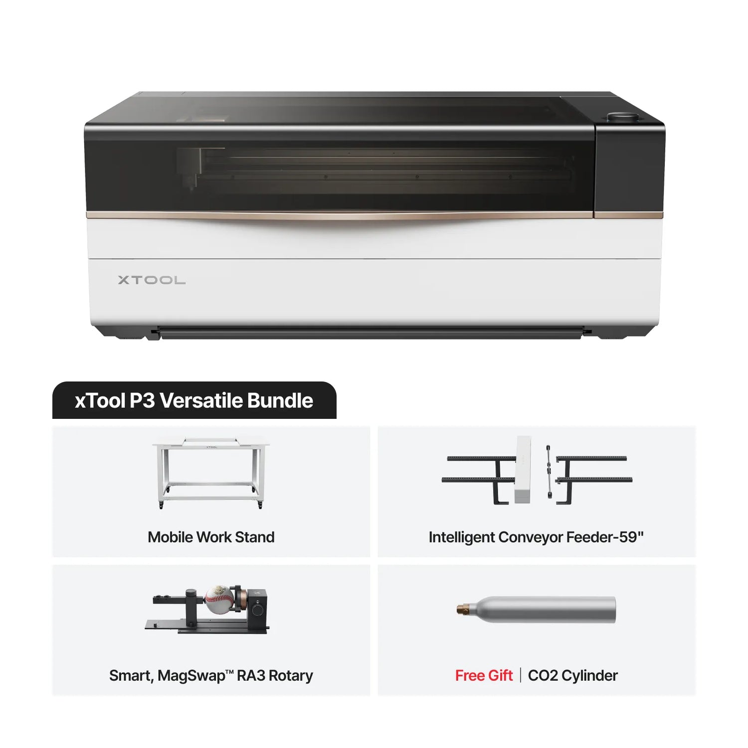 xTool P3 80W Flagship CO2 Laser Cutter with Intelligent Automation xTool