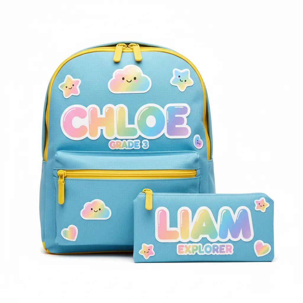 Custom Vinyl Name Stickers for School & Personal Belongings Underwood Creations