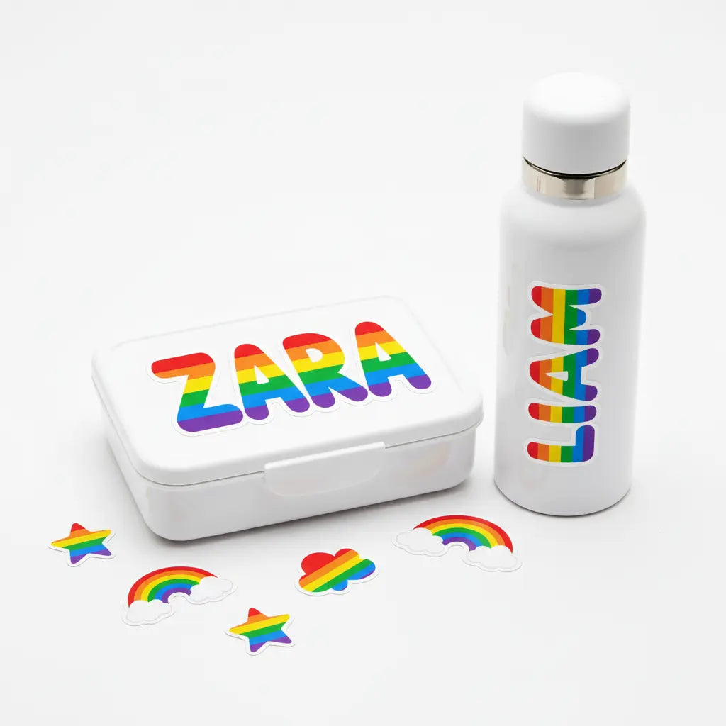 Custom Vinyl Name Stickers for School & Personal Belongings Underwood Creations