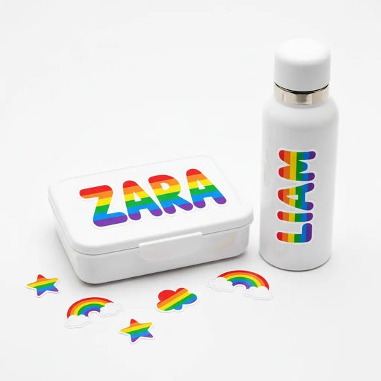 Custom Vinyl Name Stickers for School & Personal Belongings Underwood Creations